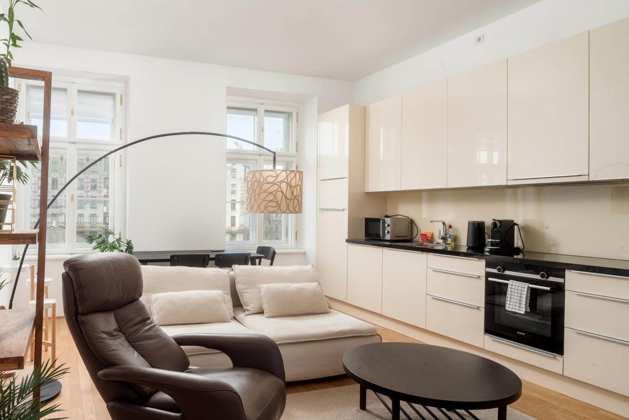 Stylish Designer Apartment At The Center Of Vienna Naschmarkt Exteriér fotografie